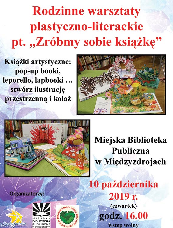 Rodzinne warsztaty plastyczno-literackie pt. „Zr�b sobie ksi��k�”
