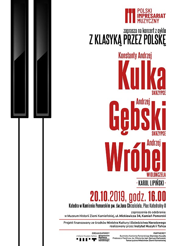 Koncert wirtuoz�w skrzypiec i wiolonczeli ju� 20 pa�dziernika w kamie�skiej katedrze