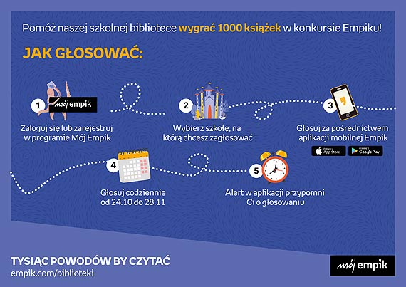 Szko�a w Jarszewie potrzebuje Waszych g�os�w! Pom�my dzieciom wygra� ksi��ki do biblioteki szkolnej