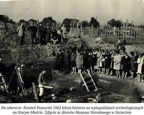 Galeria zdjęć z powojennych wykopalisk w Kamieniu Pomorskim