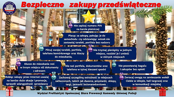 Bezpieczne zakupy przedwiteczne