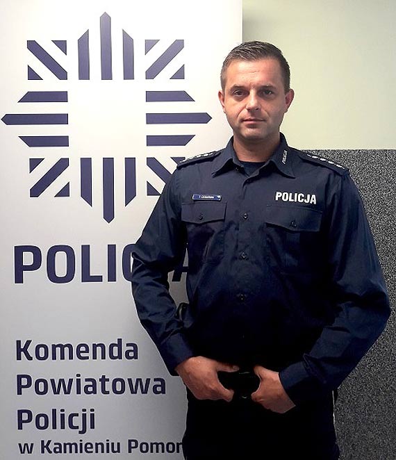 Podzikowania dla funkcjonariusza z Komisariatu Policji w Midzyzdrojach