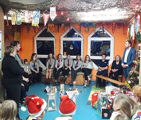 Wigilia harcerska i wielkie otwarcie harcówki