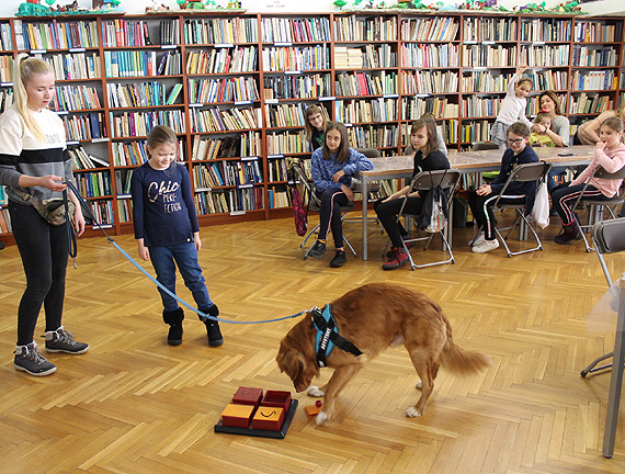 Półmetek ferii w bibliotece