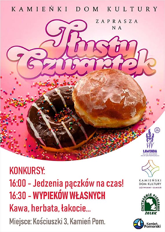 Tusty Czwartek ju 20.02.2020 zaczynamy o godz. 16.00