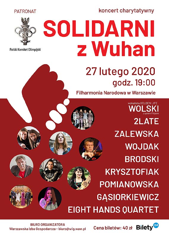 Charytatywny koncert „Solidarni z Wuhan”