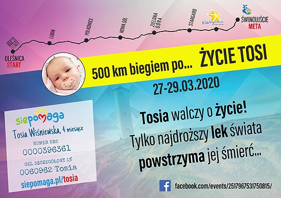 500 km Biegiem po ... ycie Tosi