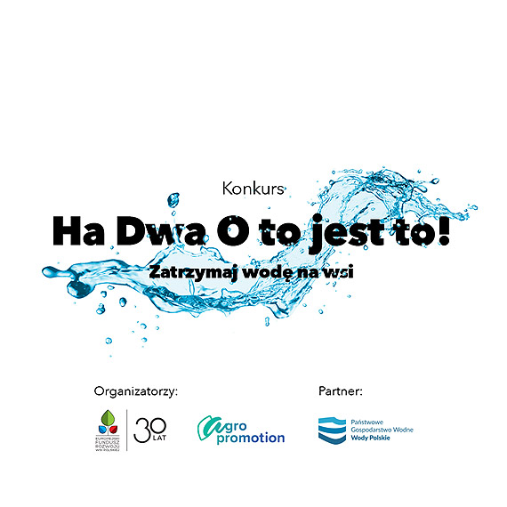 Promuj swoje pomysy na oszczdzanie wody – konkurs „H20! To jest to!”