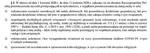 W jakich przypadkach mona si przemieszcza?