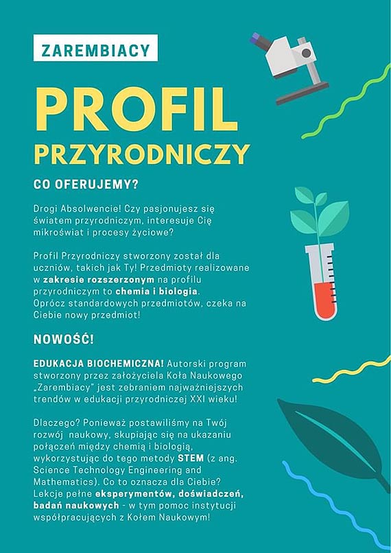 Nowoczesna pracownia chemiczna w Liceum Spoecznym w Dziwnowie. Licealista Adam i jego wsppraca z gigantem chemicznym Pol-Aura