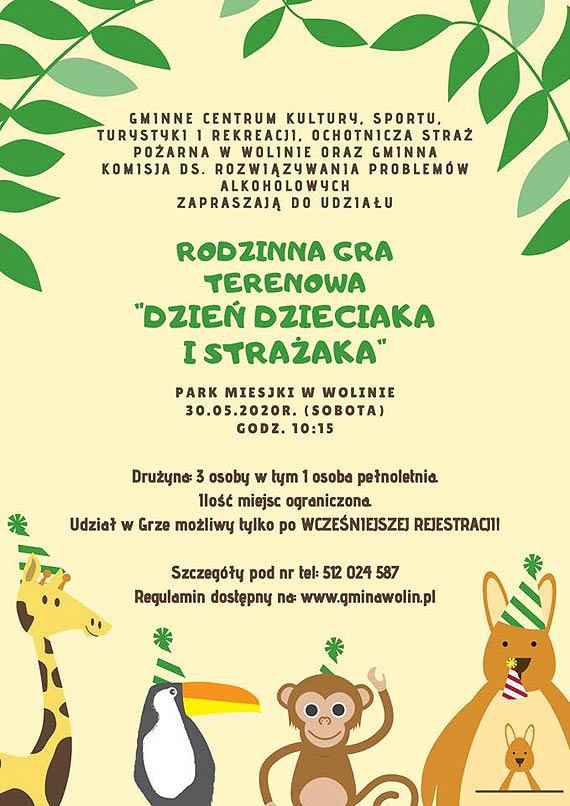 Dzie dzieciaka i Straaka - Rodzinna gra terenowa