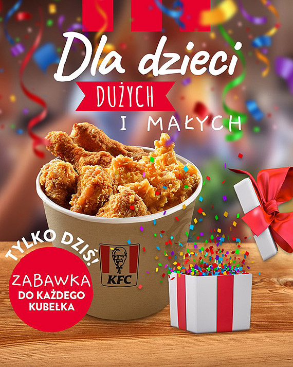 KFC z prezentami na Dzie Dziecka