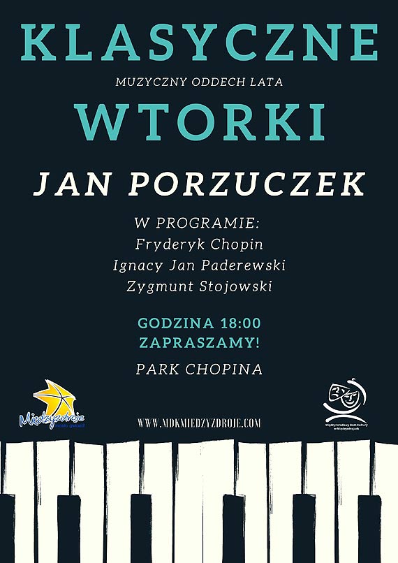 Klasyczne wtorki w Parku Chopina - Recital Jana Porzuczka