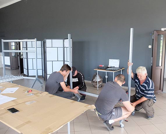 Wyposażenie w remizie OSP w Golczewie już zainstalowane