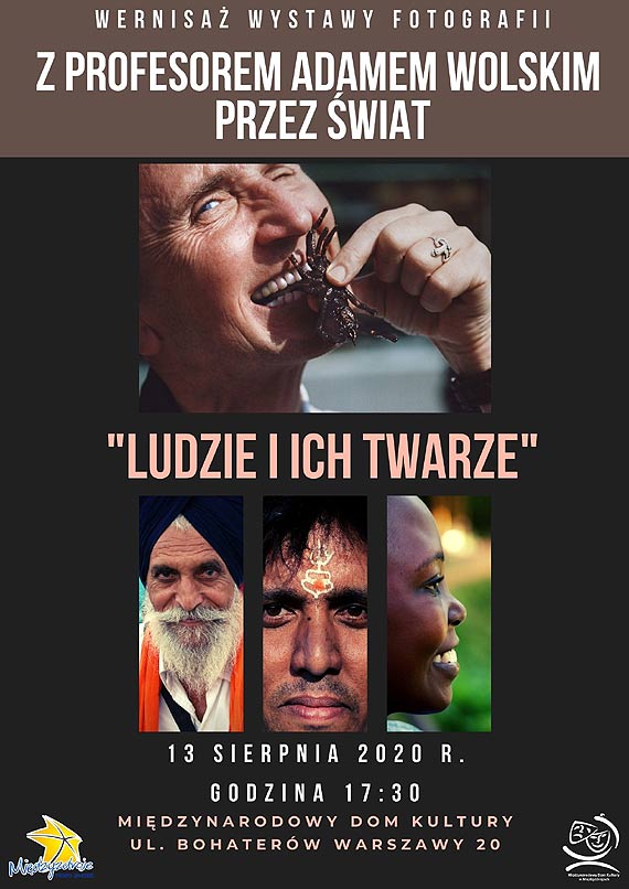 Wernisa wystawy fotografii pt: „Z Profesorem Adamem Wolskim przez wiat - ludzie i ich twarze”