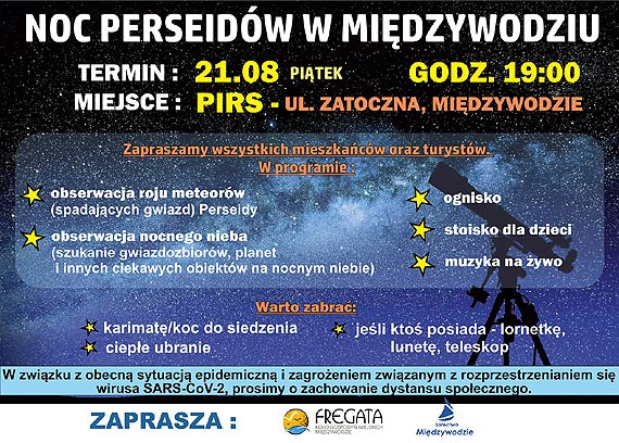 Noc perseidw w Midzywodziu