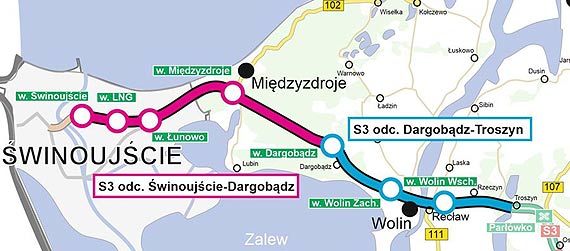 Coraz bliej podpisania umw na realizacj odcinkw S3 winoujcie - Dargobdz - Troszyn