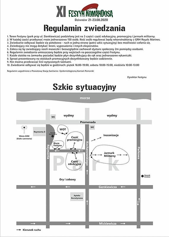 Zaproszenie na Festyn Komandosa w Dziwnowie, 21-23.08.2020r.