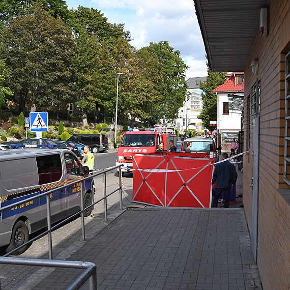 �mier� po b�jce w centrum Mi�dzyzdroj�w