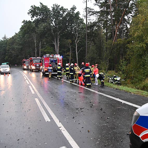 Niebezpieczny wypadek na DK3. Zobacz film!