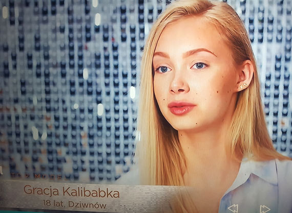 Gracja Kalibabka z Dziwnowa idzie jak burza! Przesza do kolejnego etapu programu Top Model