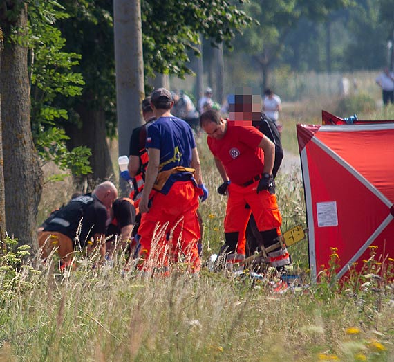 Czekaj na opinie biegych. Zabezpieczono kamer z motocykla