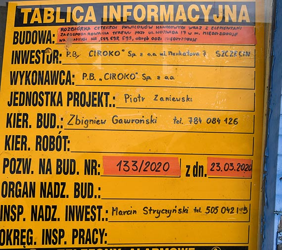 Mi�dzyzdroje: Rozbi�rka starych pawilon�w