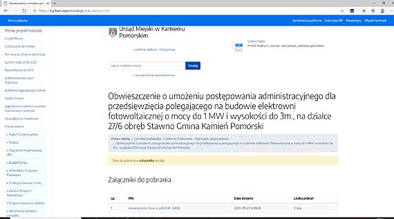 Polski jzyk, trudny jzyk. Bdy ortograficzne w ogoszeniu Urzdu Miasta w Kamieniu Pomorskim