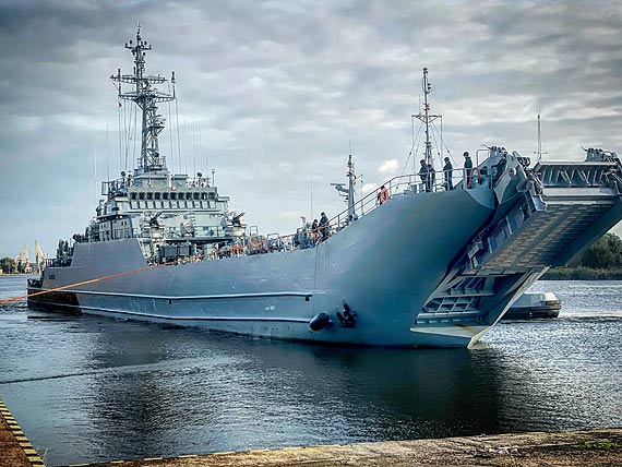 wiczenia wojskowe w porcie Szczecin