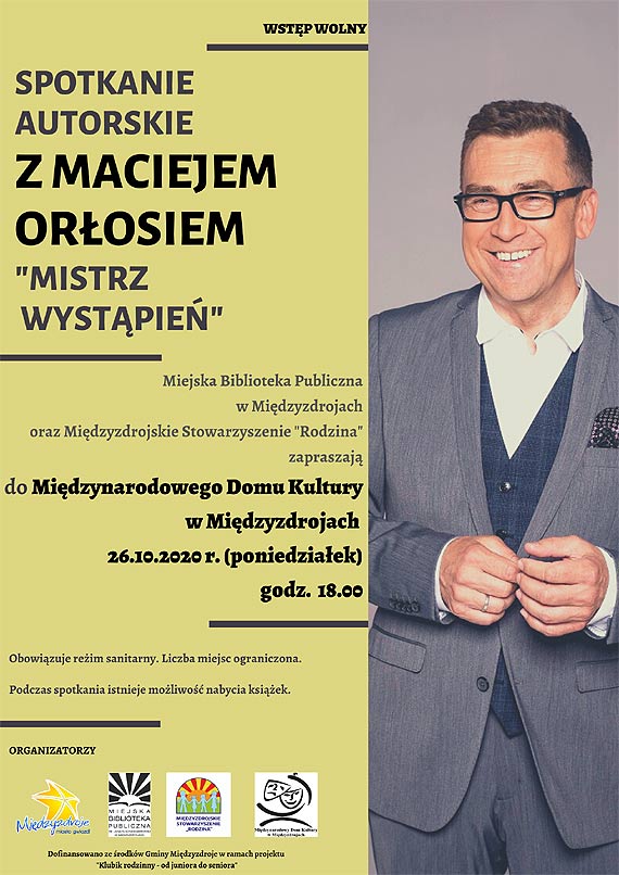 „Maciej Oro - mistrz wystpie” – spotkanie autorskie z Maciejem Orosiem