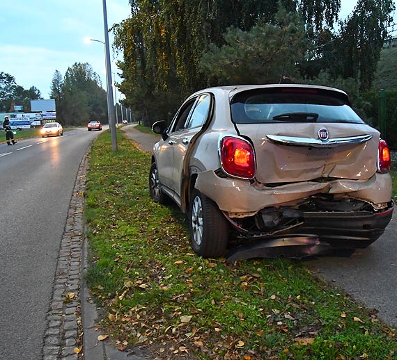 Międzyzdroje: citroen staranował fiata