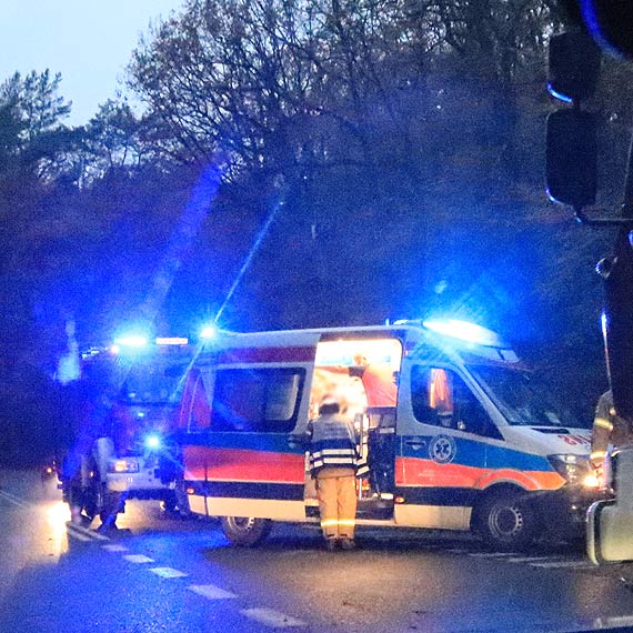 Na wysoko�ci Grodna II samoch�d wypad� z drogi 