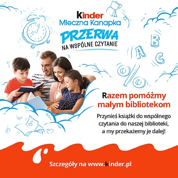 Kinder Mleczna Kanapka PRZERWA NA WSPLNE CZYTANIE