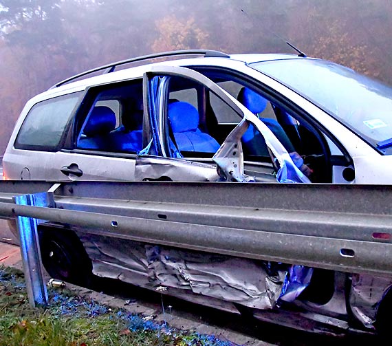 Głupota, czy nieuwaga na DK3 koło Międzyzdrojów