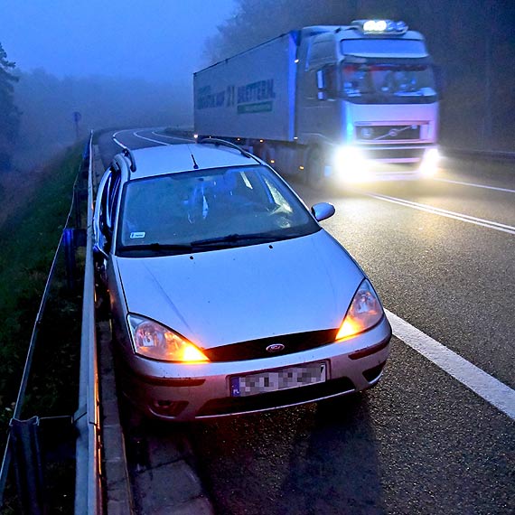 Głupota, czy nieuwaga na DK3 koło Międzyzdrojów