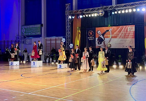 Tancerze Klubu Tańca Sportowego FOCUS na Mistrzostwach i Pucharze Zachodniopomorskiego Związku Tańca Sportowego