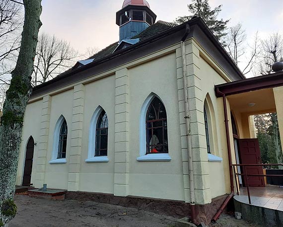 Zako�czono prace remontowe w Kaplicy Cmentarnej w Mi�dzyzdrojach