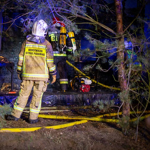 Tragedia w Koczewie! W poarze domku letniskowego zgina kobieta i zwierzta domowe