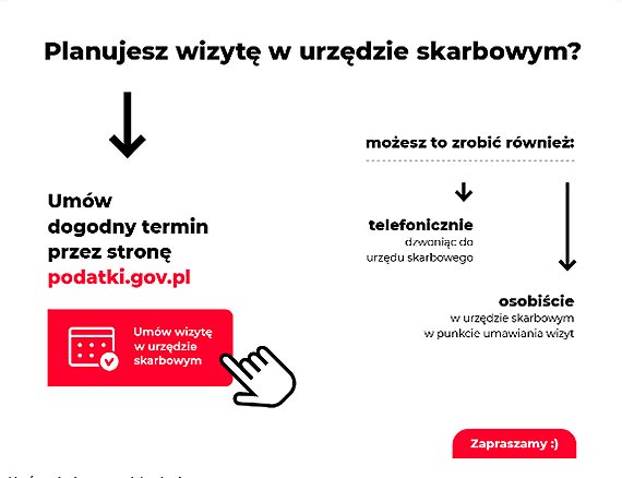 Usuga „Umw wizyt w urzdzie skarbowym” podczas kampanii PIT