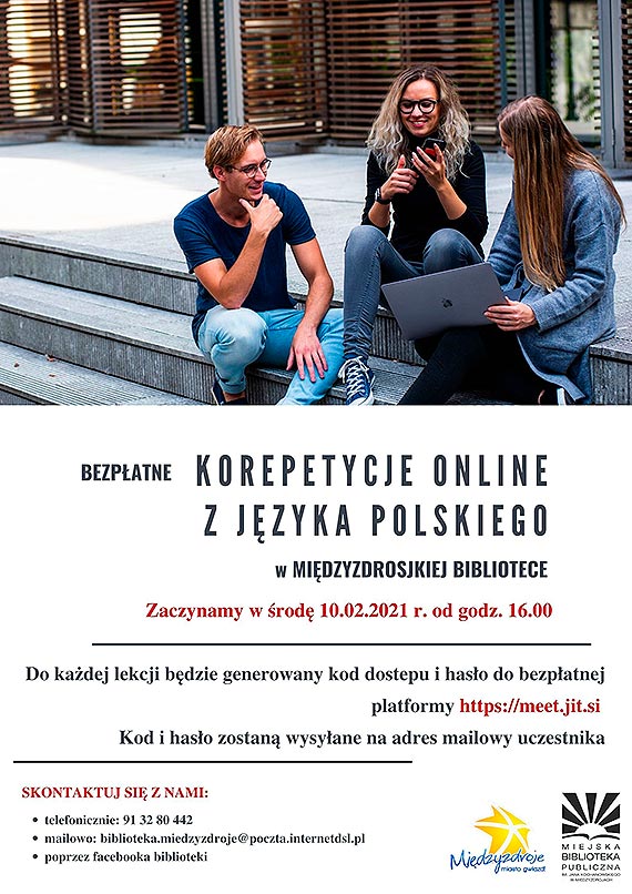 Bezpatne korepetycje online z jzyka polskiego w midzyzdrojskiej bibliotece