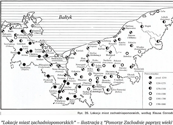 Nowoytne fortyfikacje Kamienia na tle innych miast pomorskich