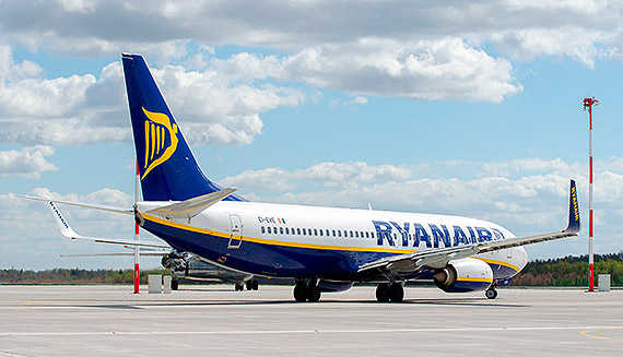 Ju od 2 maja RYANAIR wraca na tras ze Szczecina do Krakowa!