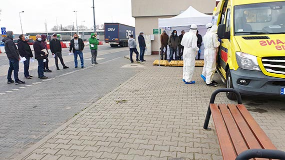 Na terminalu promowym w winoujciu mona zrobi test na koronawirusa