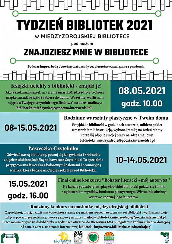 Tydzie Bibliotek 2021 w midzyzdrojskiej bibliotece