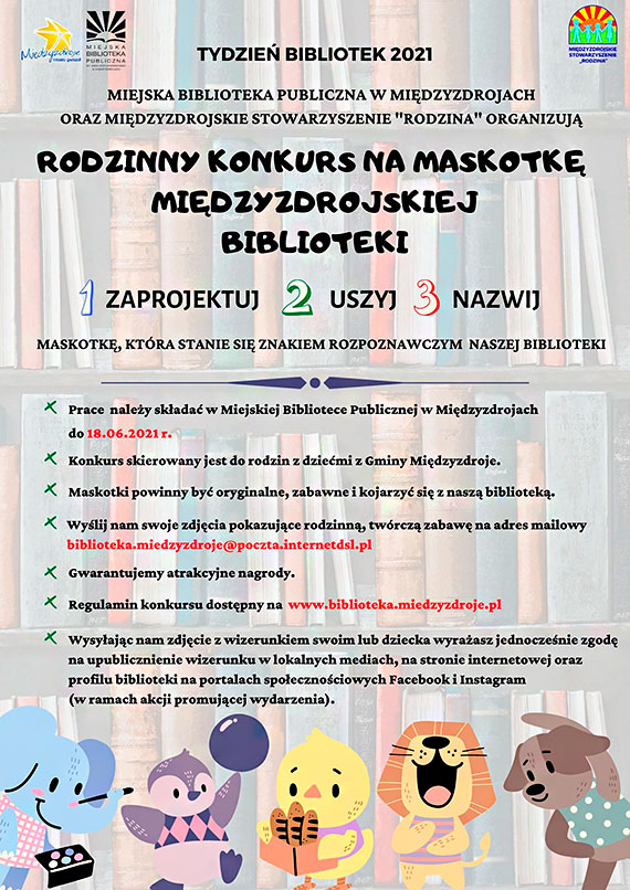 „Rodzinny konkurs plastyczny na maskotk midzyzdrojskiej biblioteki”