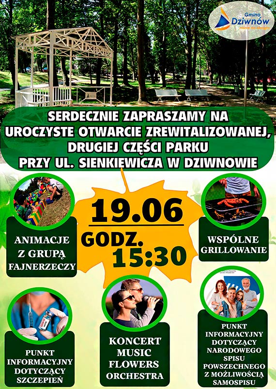 Otwarcie II cz�ci parku w Dziwnowie