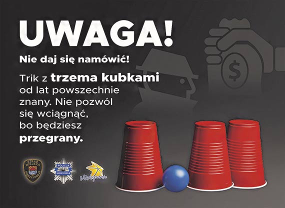 UWAGA!!! Nacigacze grajcy w tzw. trzy kubki wrcili do Midzyzdrojw. Nie daj si oszuka!