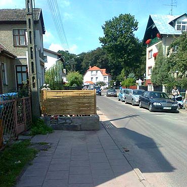 Midzyzdroje: Bez chodnika na Gryfa Pomorskiego