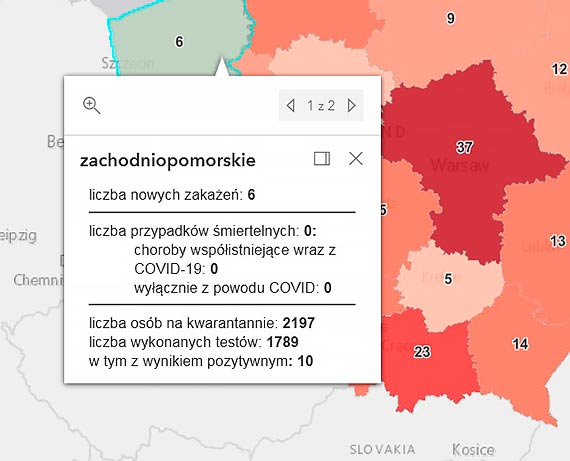 A 51 mieszkacw powiatu kamieskiego przebywa  obecnie na kwarantannie. Nie stwierdzono natomiast adnego zakaenia koronawirusem