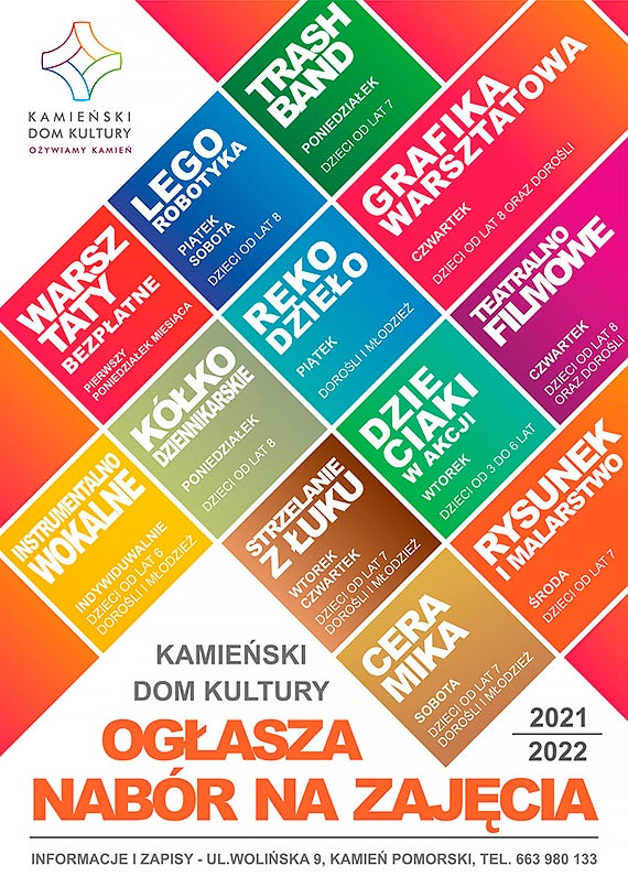 Kamieski Dom Kultury ogasza nabr na zajcia